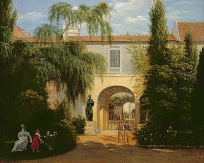Garten in einem Innenhof von Etienne Bouhot